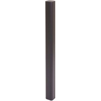 Hhg Hhg - Nunca Usado] Poste De Aluminio Sarthe Valla Wpc, Poste De Columna, Sistema Enchufable, 98cm, Antracita
