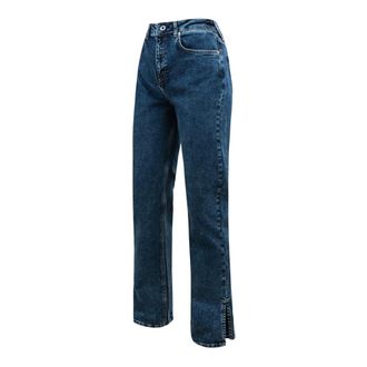 Karl Lagerfeld Rechte jeans - Dames - Jeans - Blauw - Maat: W30 L32 Katoen
