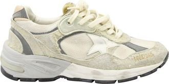 Golden Goose Dad Sneakers in Cream Suede