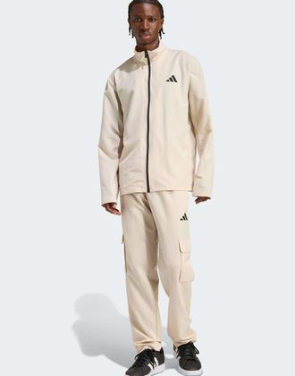 adidas Sportswear - Tuta sportiva cargo color lino cristallo-Neutro