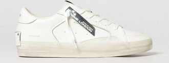 Crime London Sneakers basse Skate in pelle con caviglia imbottita e suola usurata