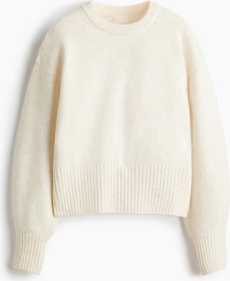 H&M Oversized Pullover - White