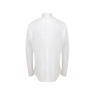Dolce & Gabbana Mens White Cotton Dress Shirt