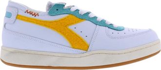 Diadora Row Cut Tennisschoenen - Dames - Sneakers - Wit - 36 1/2 EU - Leer - Schoenen