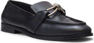 Bottega Veneta Astaire Knot Bit Loafer in Black/Silver at Nordstrom, Size 14Us