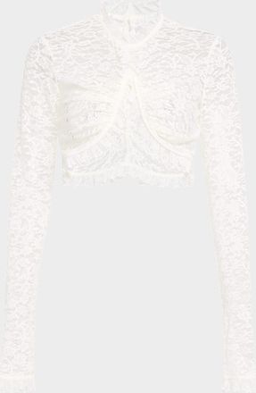 Aknvas Dylan Long-Sleeve Lace Top