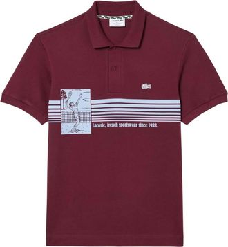 Lacoste Mens French Made Classic Polo Shirt (L) (Red)