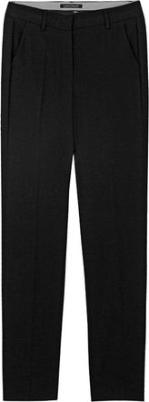 Luisa Cerano Rechte Broek - Dames - Straight fit broeken - Zwart - XL - Polyester - Broeken