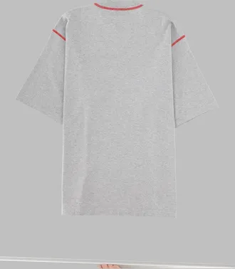 Dolce & Gabbana Embroidered Logo Cotton T-Shirt - Gray