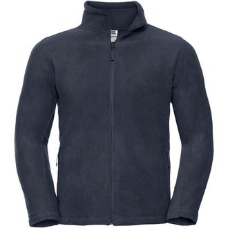 Russell Athletic Russell Heren Full Zip Outdoor Fleece Jacket (Franse marine)