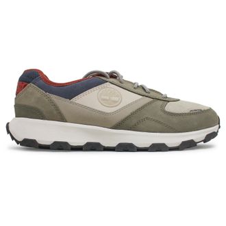 Timberland Winsor Park Lace Up Nubuck Leather Mens Comfort Trainers - Light Taupe - Size:UK 8.5