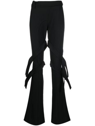 AMBUSH Womens Double Waist Wool Trousers