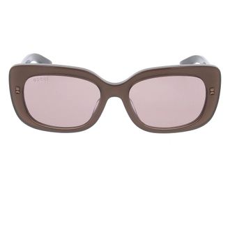 Gucci Zonnebrillen - unisex - Zonnebrillen - Bruin - ONE Size - Accessoires