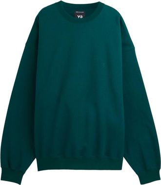 Yohji Yamamoto Brushed Terry Crew Sweatshirt