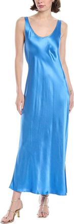 Enza Costa Satin Tank Maxi Dress