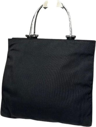 Gucci Pre-owned Tote Bags, female, Black, Size: ONE SIZE Pre-owned Tote Bag