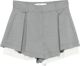 Tela Pleated Layered Shorts