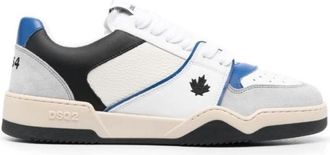 Dsquared2 Spiker Lace-Up Sneakers - Heren - Sneakers - Wit - 41 EU - Schoenen