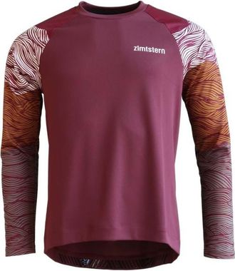 Zimtstern Braapz Shirt L/S Velotrikot f&uuml;r Herren | rot