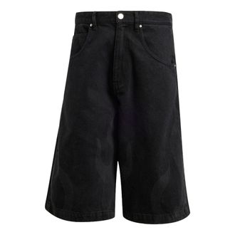 adidas Flames Denim Shorts Asia Sizing Black IS0217