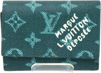 Louis Vuitton Pre-owned Wallets, male, Green, Size: ONE SIZE Pre-owned Monogram Tri-Fold Wallet