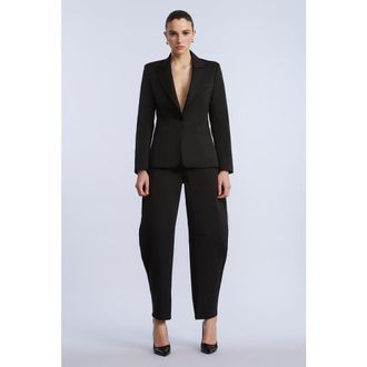 BCBGeneration Taffeta Twill Blazer in Black at Nordstrom, Size 12