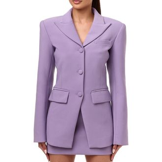 Naked Wardrobe Fitted Blazer in Lavender at Nordstrom Rack, Size X-Small