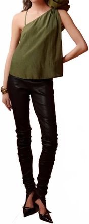 Mes Demoiselles... Filo Asymmetrical Top In Green