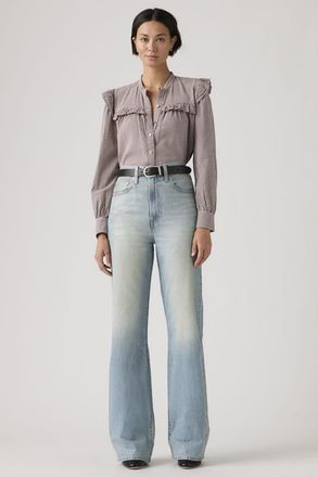Levi's Vaqueros Ribcage Lightweight de pierna ancha - Mujer - 24X30 - Lavado medio / High Gloss
