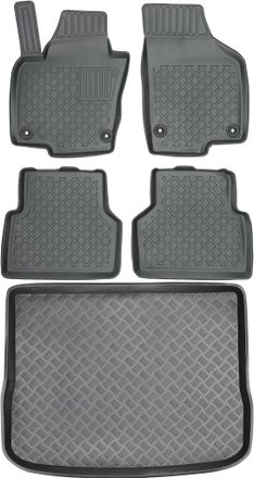 OEM Juego De Alfombrillas Para Coche Y Maletero Para Volkswagen Tiguan I Suv De 2007 A 2016
