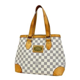 Louis Vuitton Pre-owned Handbags, female, White, Size: ONE SIZE Pre-owned Vintage Tote Bag