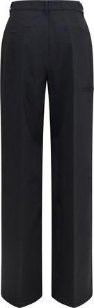 Rick Owens Womens Tailored Pants Black Trousers