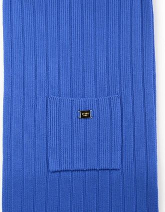 Fendi Mens Woven Scarf - Blue - Size: 0