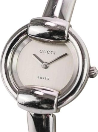 Gucci Pre-owned Vintage Polshorloge - Dames - Vintage Horloges - Grijs - ONE Size - Vintage