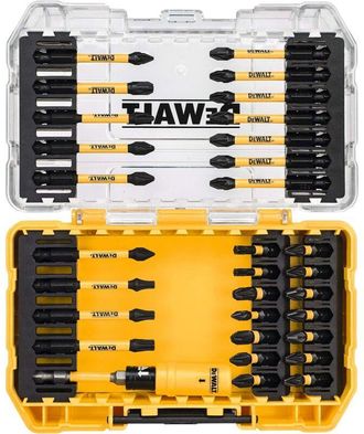 OEM Juego De 31 Puntas De Destornillador Flextorq Para Taladro/destornillador Dewalt Dt70739t-qz, Color Plateado