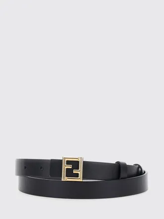 Fendi Cintura FF reversibile in pelle di vitello con fibbia monogram