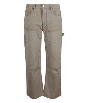 Amiri Straight Jeans, male, Beige, Size: W32 Carpenter Jean