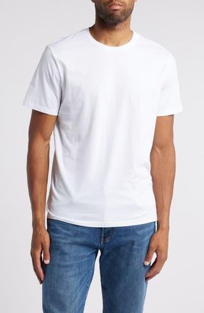 AG - Adriano Goldschmied Bryce Crewneck T-Shirt in True White at Nordstrom, Size Xx-Large