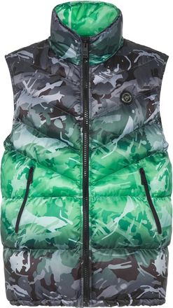 Plein Sport Padded Vest Neon Amazon Edition - Heren - Bodywarmers - Veelkleurig - M - Polyester - Fitness