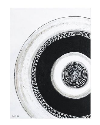 Empire Art Direct Circuli Ii Washable Circles Art Area Rug