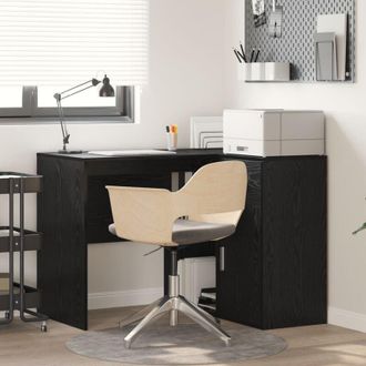 vidaXL Vidaxl - Scrivania ad angolo 2 pcs Rovere nero 102 x 50 x 75 cm