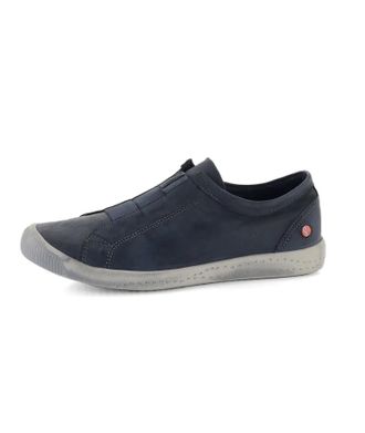 Softinos Womens Ini Soft Smooth Slipper In Denim