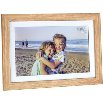 TFA Dostmann Tfa Dostmann - frameo App Cornice digitale WiFi 25.7 cm 10.1 pollici 1280 x 800 Pixel 32 gb Marrone, Bianco