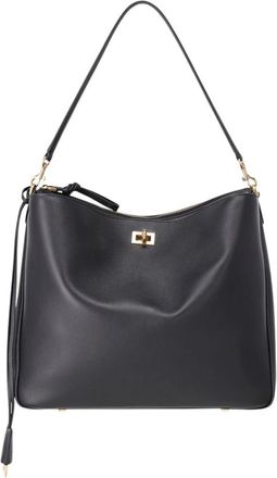 Balenciaga Minimalistische Schoudertas - Dames - Schoudertassen - Zwart - ONE Size - Leer - Tassen
