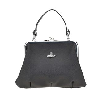Vivienne Westwood Granny Frame faux saffiano leather bag Woman One Size