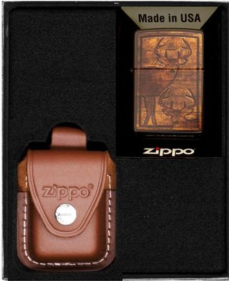 OEM Juego De Regalo De Encendedores Zippo Deers N.&ordm; 2