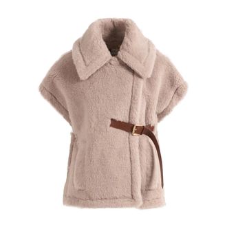 Max Mara Newabavo Cape - Jackets - Mujer - Beige - S