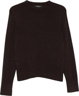 Aragona Sweater Aragona - Dames - Ronde hals truien - Bruin - M - Truien & Vesten