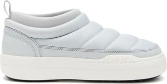 Moon Boot Moon Boot, Winter Boots, female, Gray, Size: 9 US Logo Print Slip-On Shoes