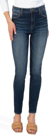 Kut from the Kloth Mia Fab Ab High Waist Toothpick Skinny Jeans in Legacy Wash at Nordstrom, Size 0